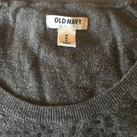 Old Navy Sequined Holiday Sweater - Picture 3 of 4